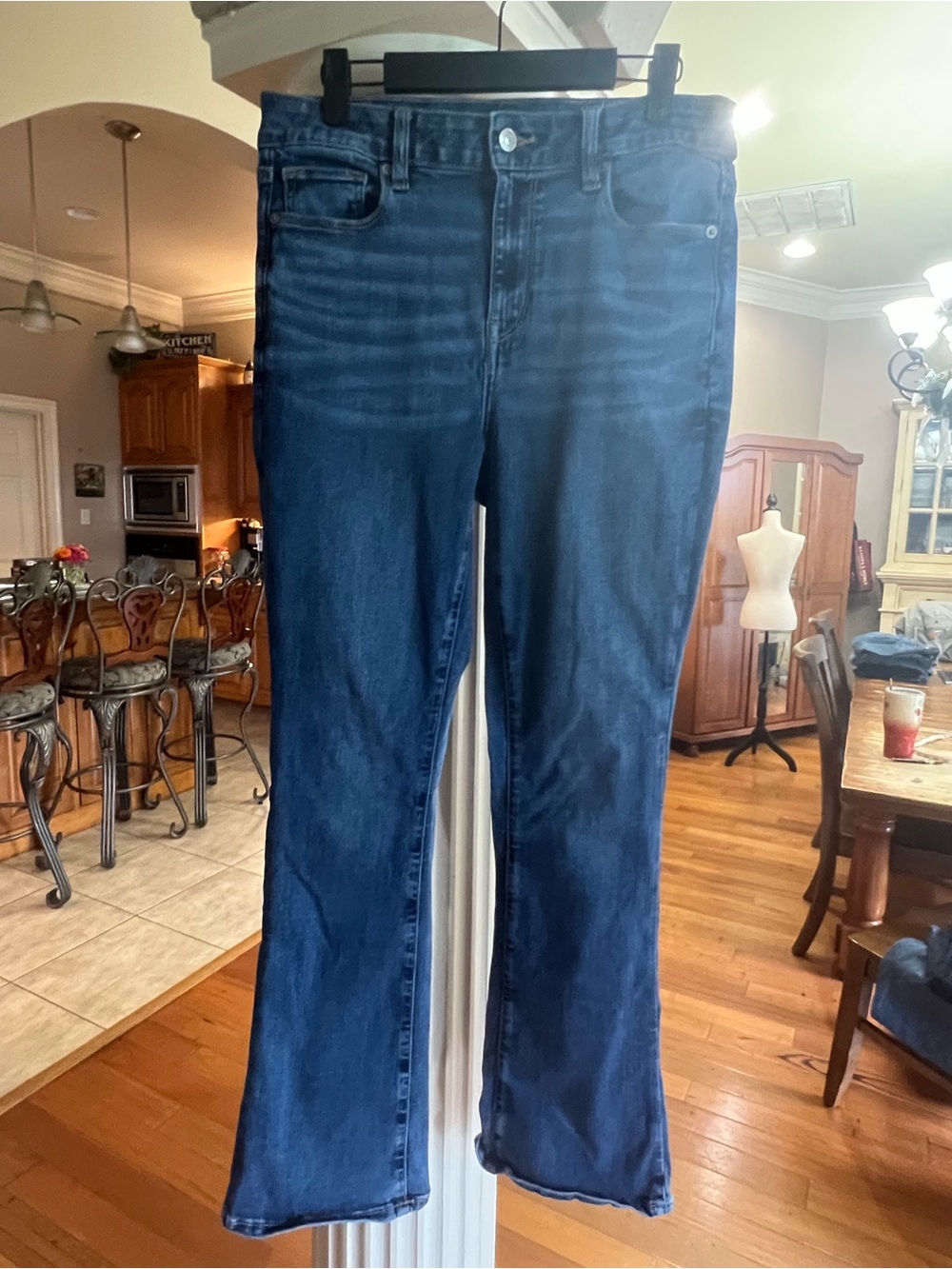 American Eagle Outfitters Dark Blue Flare Jeans